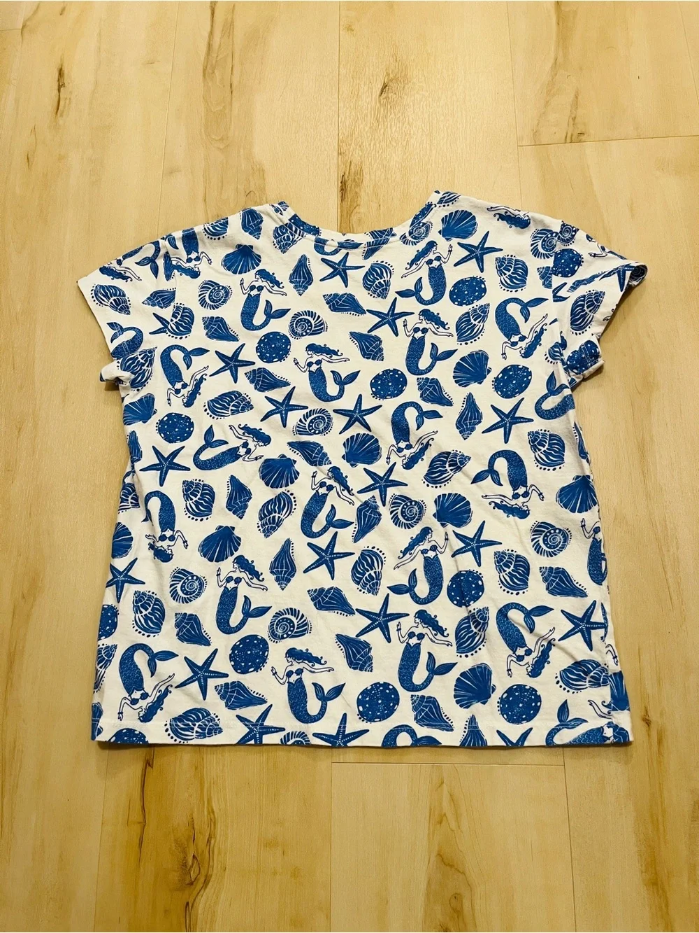 Old Navy XL(14/16) Softest Tee Mermaid Sea print